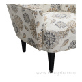 Modern Taupe Multi Fabric Arm Chair